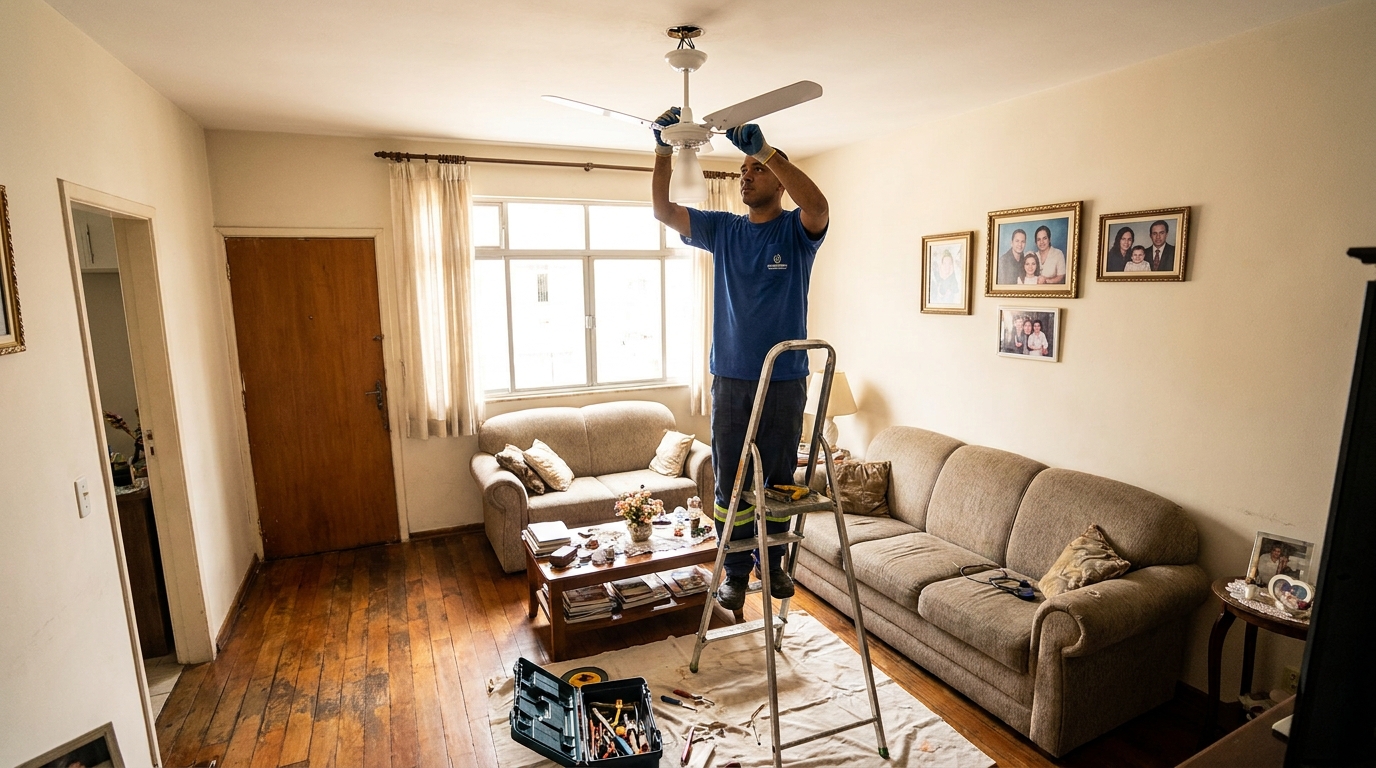 Substituição de Ventilador em Florianópolis‑SC