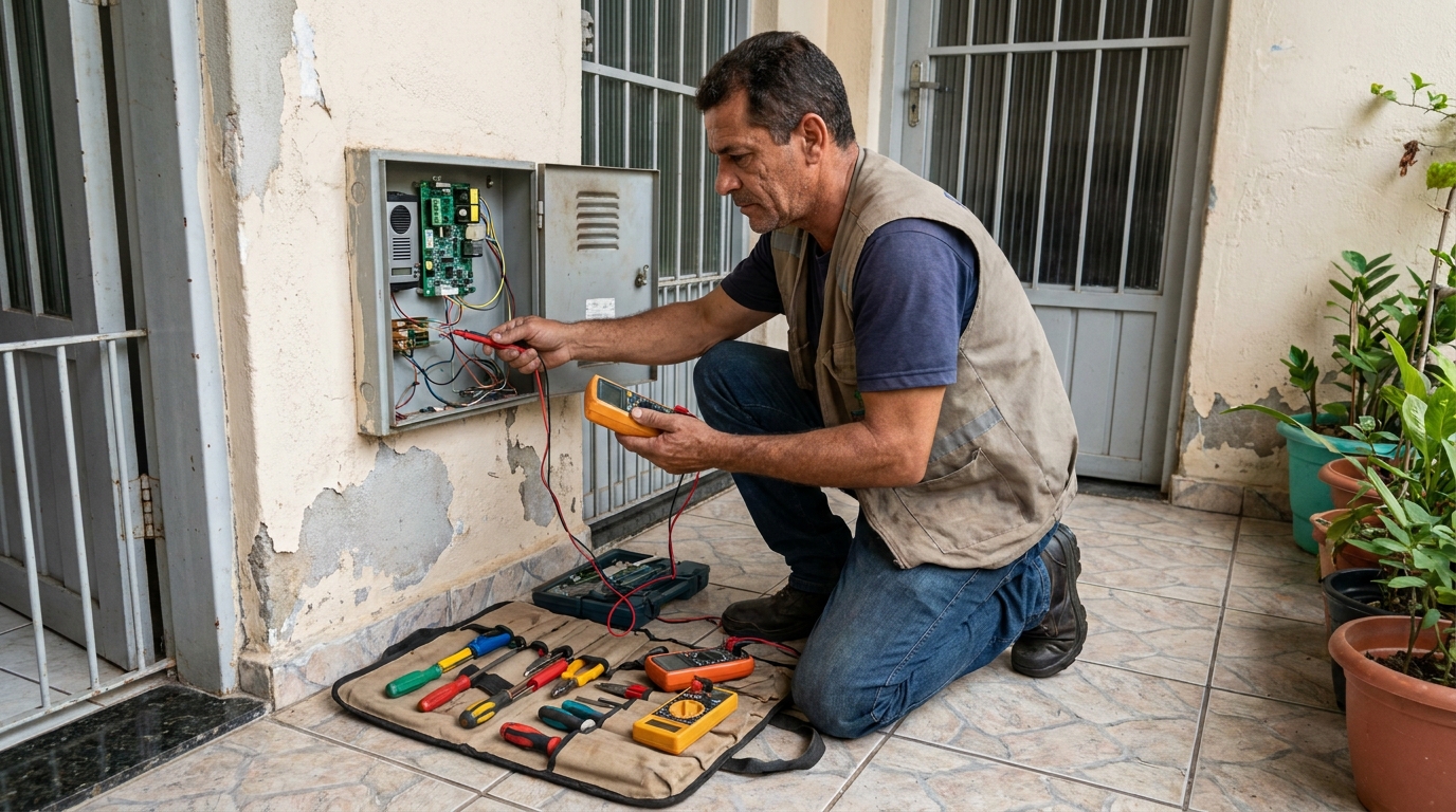 Troca de Fiação de Interfone em Florianópolis‑SC